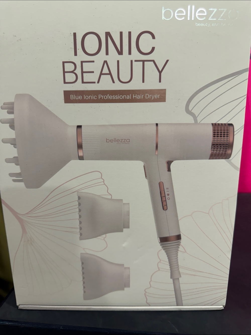 Bellezza Ionic Beauty Professional Hair Dryer - blue ionic professional Hair